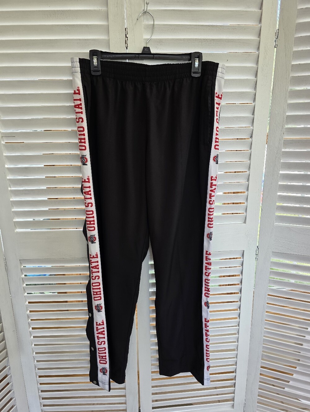 GAME Ohio State Buckeyes Snap Button Track Pants XL